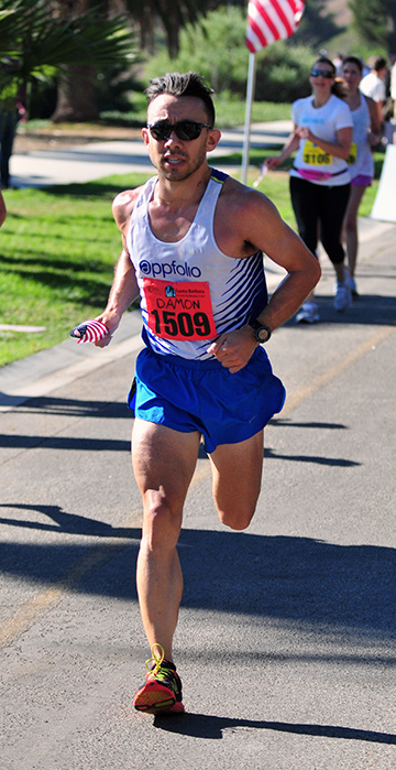 Santa Barbara's Damon Valenzona placed second overall.