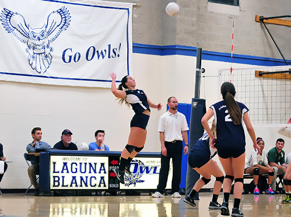 Tuesday's match was the final game at Laguna Blanca for senior Hannah White.