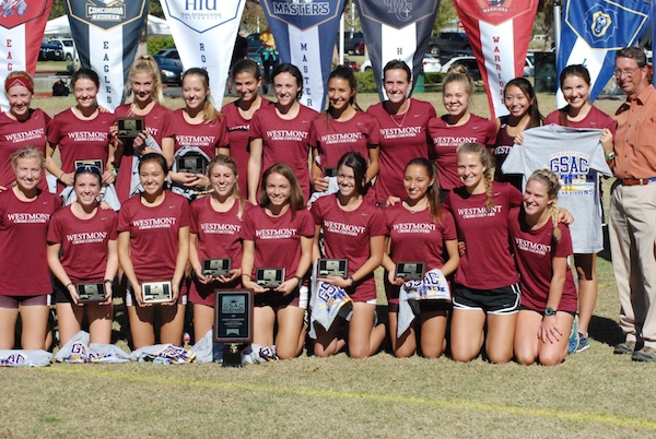The Westmont women's cross country team won its first GSAC title since 1999.