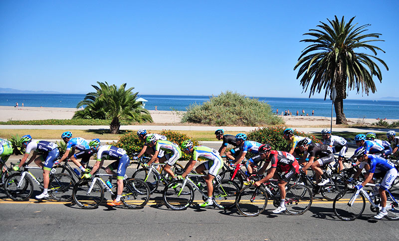 The first mile of Stage 5 will be along the Pacific Ocean in Santa Barbara. (Presidio Sports File Photo)