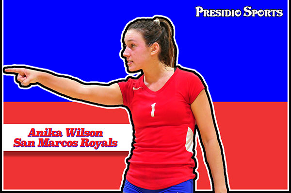Anika Wilson is Presidio Sports' All-City Girls Volleyball Player of the Year.
