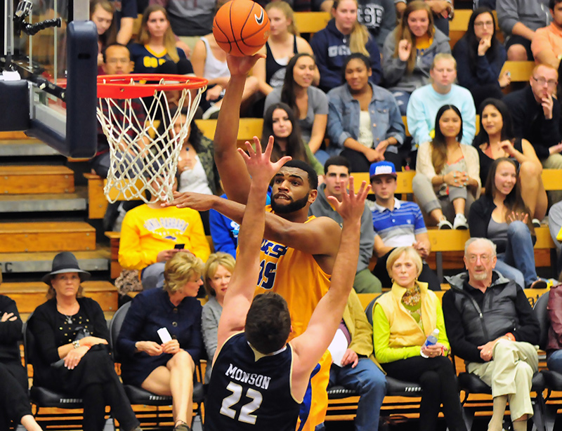 Alan Williams recorded a double-double with 15 points and 16 rebounds.