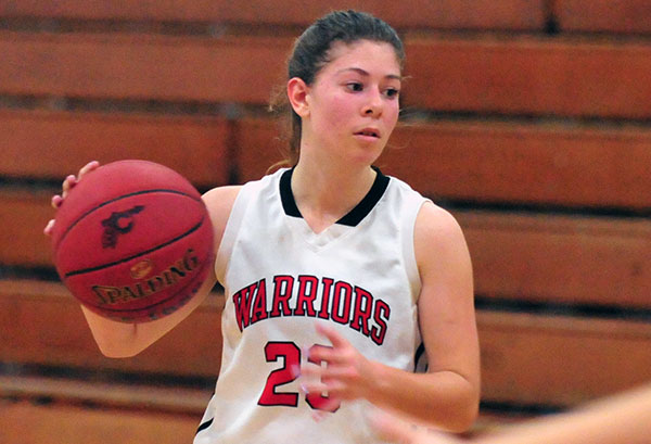 Carpinteria sophomore Tori Kelley led the Warriors with eight points on Thursday.