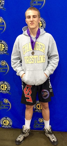 Cameron Cox of Dos Pueblos earned a spot in the CIF State Wrestling Championships.
