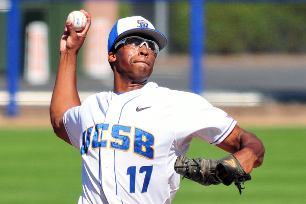 UCSB's Dillon Tate beat Fresno State on Wednesday, taking a shutout into the ninth inning. (Presidio Sports Photo)