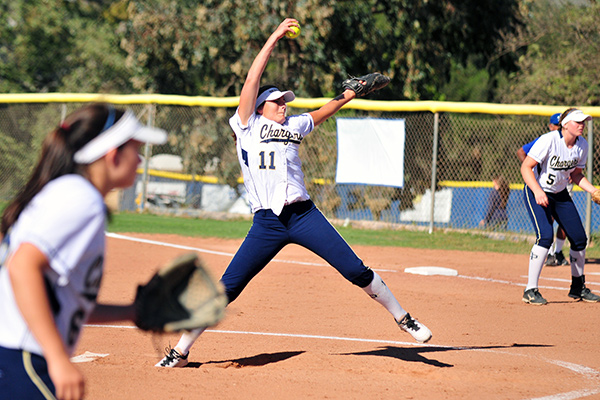 Lani Evans recorded a no-hitter for Dos Pueblos in a Channel League game on Tuesday. (Presidio Sports Photos)