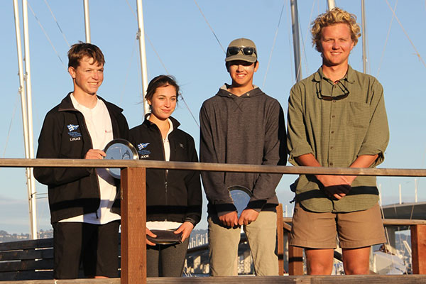 Santa Barbara High's sailing team