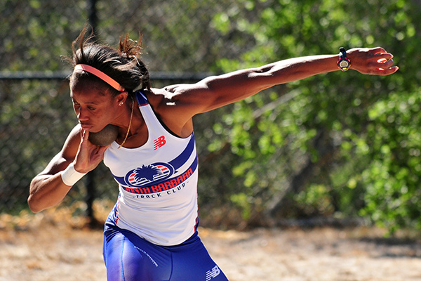 Barbara Nwaba is No. 2 in the country in the heptathlon. (Presidio Sports Photo)