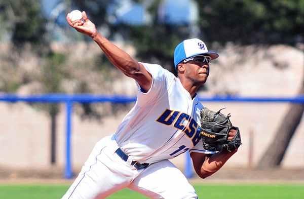 UCSB pitcher Dillon Tate has been one of the best hurlers in college baseball this year. (Presidio Sports Photo)