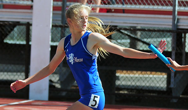 San Marcos' Erica Schroeder ran the fastest 800 time at the Channel League Championships on Friday. (Presidio Sports File Photo)