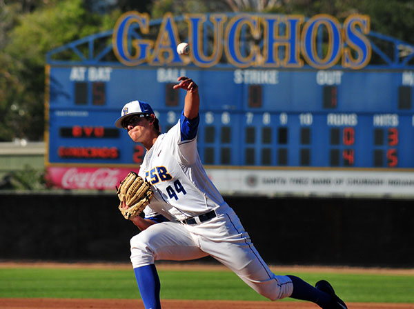 Gaucho starter Justin Jacome allowed four runs and eight hits in 6.1 innings.