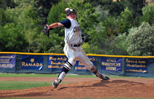 Travis Craven pitched four innings for Dos Pueblos in its second-round playoff game against No. 1 San Clemente.