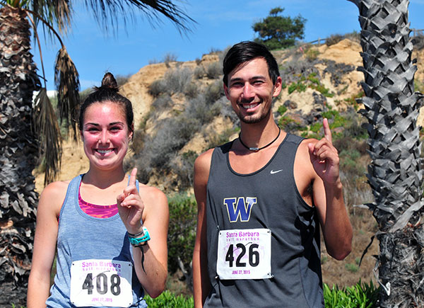 Winners of the 2015 Santa Barbara Half Marathon