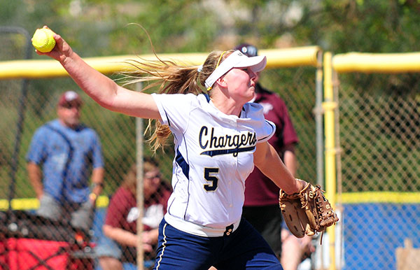 Dos Pueblos' Veronika Gulvin was a dominant pitcher and slugging first baseman for the Chargers. 