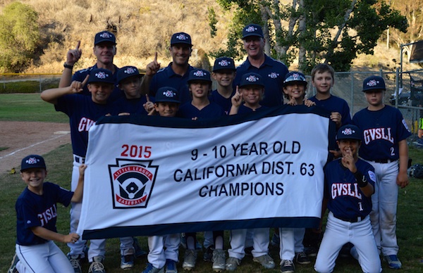 The Goleta Valley South 10-Under All-Stars won the District 63 championship.
