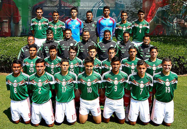 Mexico's U-17 team is preparing for the FIFA Under-17 World Cup in Chile.