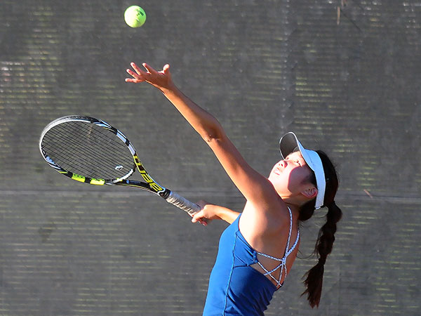 Dos Pueblos' Katie Yang is one of four players to make the Channel League semifinals. (John Dvorak/Presidio Sports File Photo)