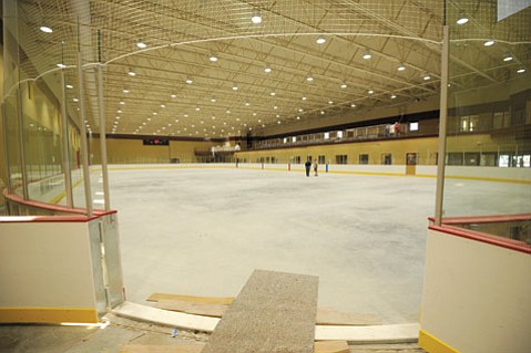 One of two new rinks at Ice in Paradise. (Paul Wellman/SB Independent)