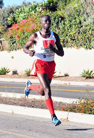 Moninda Marube became a two-time Santa Barbara Half-Marathon champion.